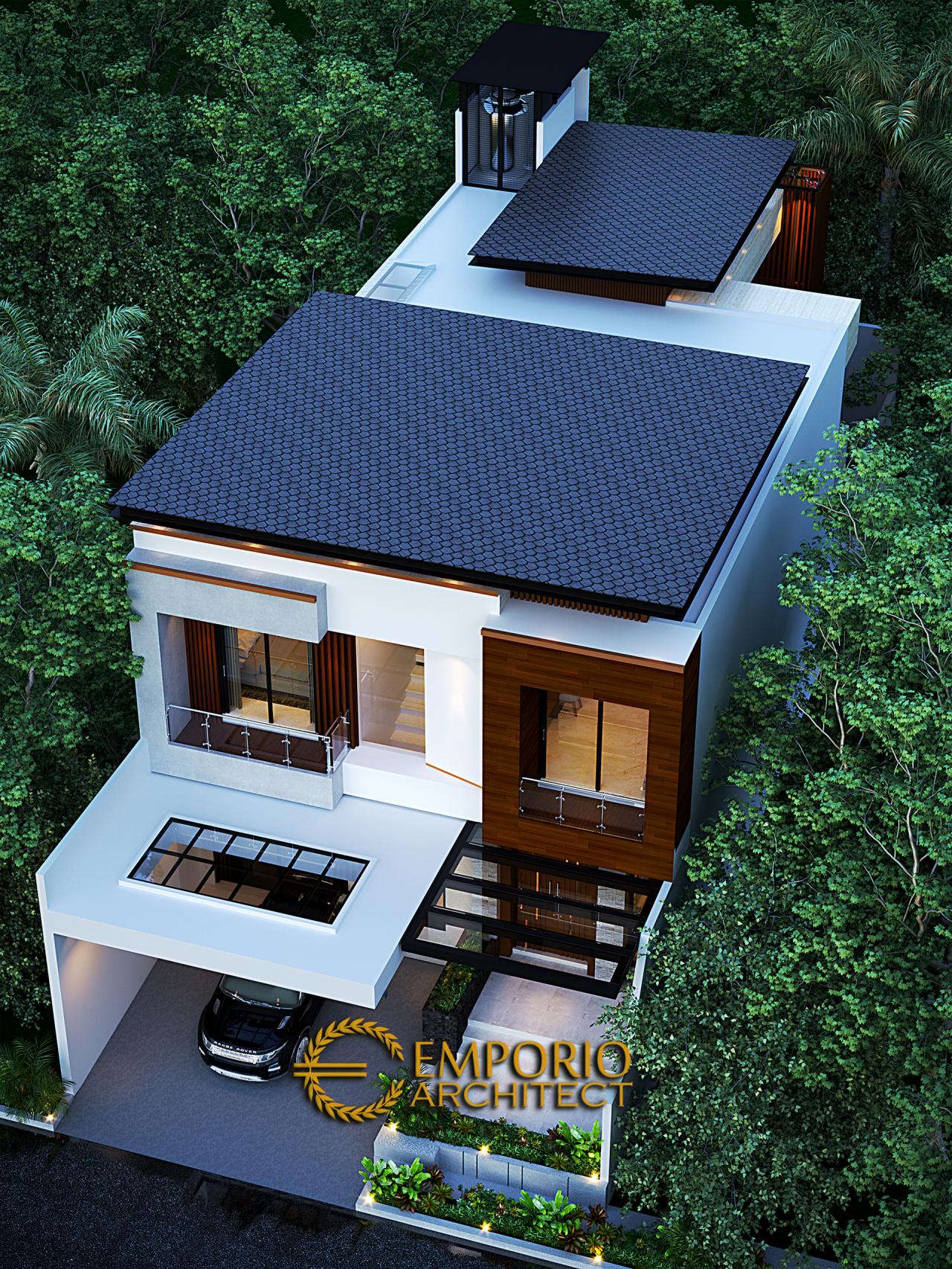 Desain Master Plan Rumah Modern 2 Lantai Bapak Steven di Surabaya 3