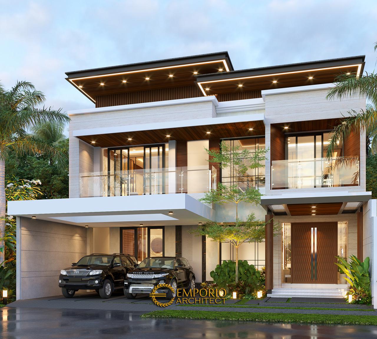 Desain Rumah Modern 2 Lantai Bapak Imam - Bandung, Jawa Barat