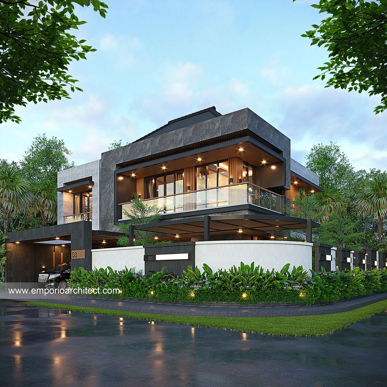Image Mr. BSW 1694 Modern House 2 Floors Design - Denpasar, Bali