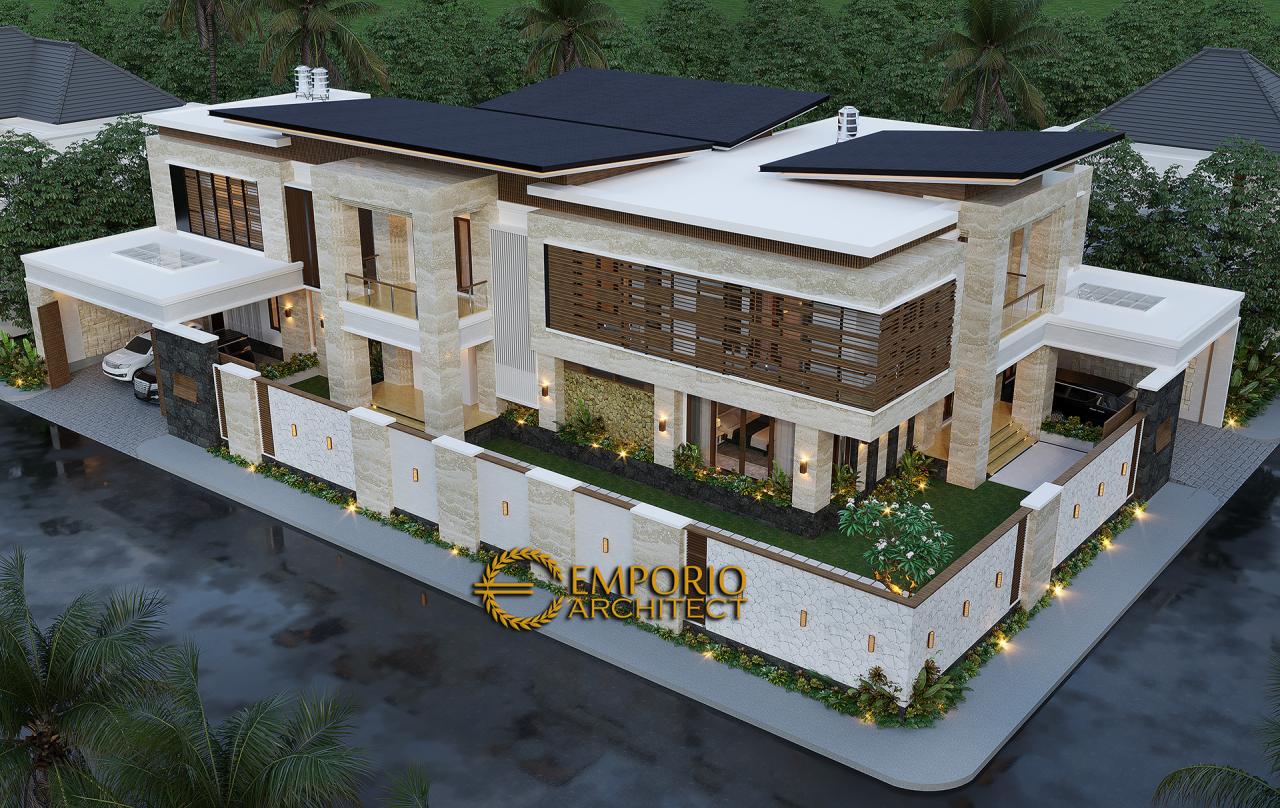 Desain Master Plan Rumah Modern 2 Lantai Bapak Hendry di Banjarmasin, Kalimantan Selatan 5