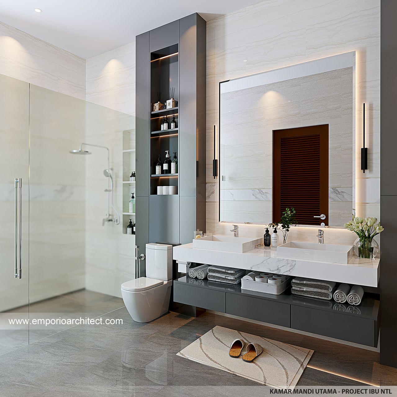 Mrs. NTL 1669 Modern House 2 Floors Design - Jakarta Utara 36001 ...