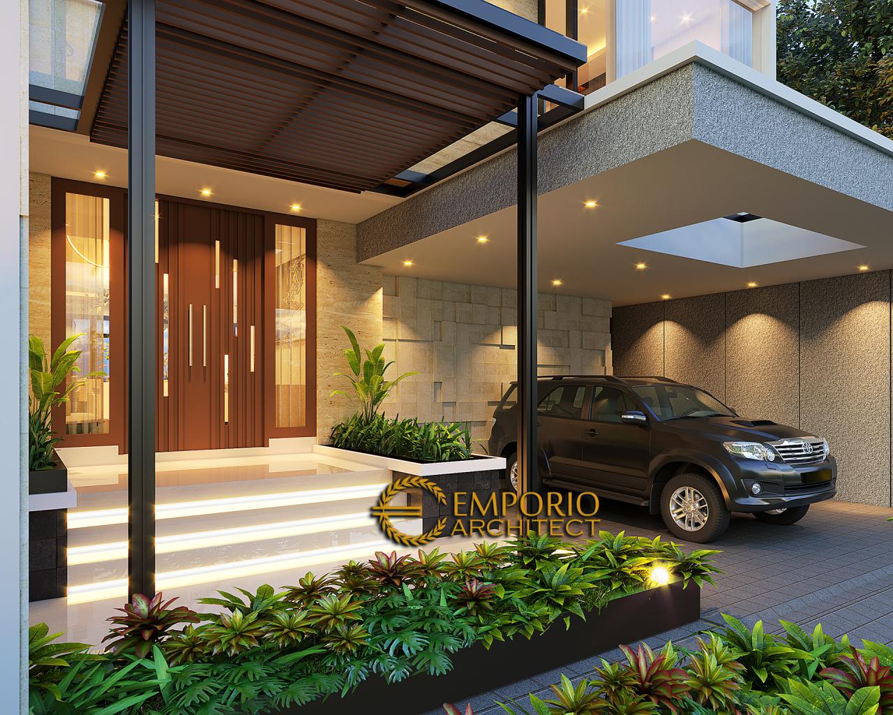 #frontviewexterior - Mr. Aliy Abdulloh Modern House 2 Floors Design