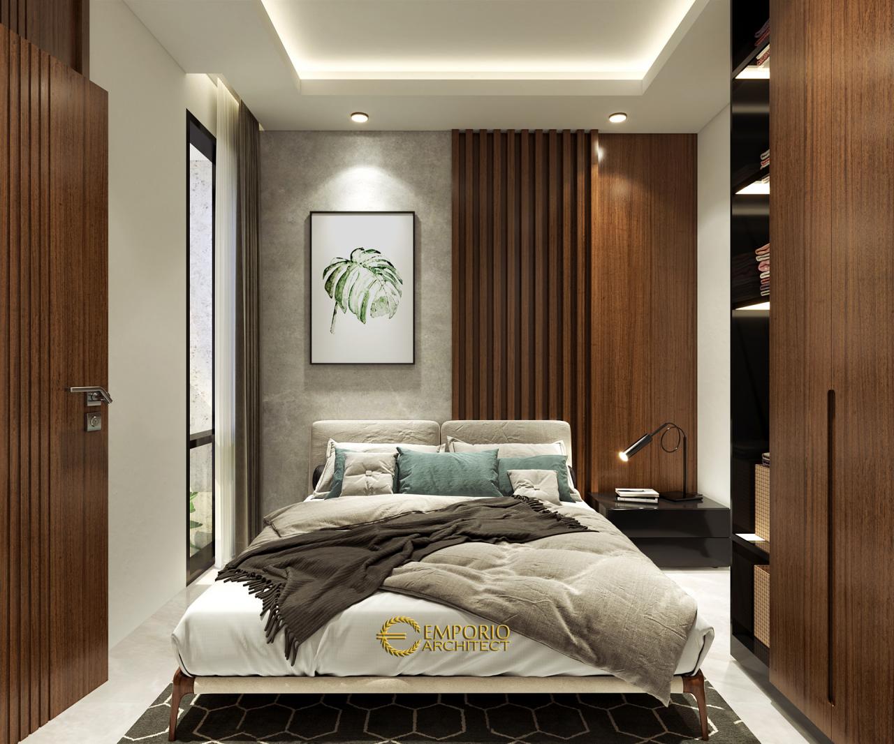 Desain Kamar Tidur Tamu Rumah Modern 2 Lantai Bapak Mujib di Depok, Jawa Barat 3
