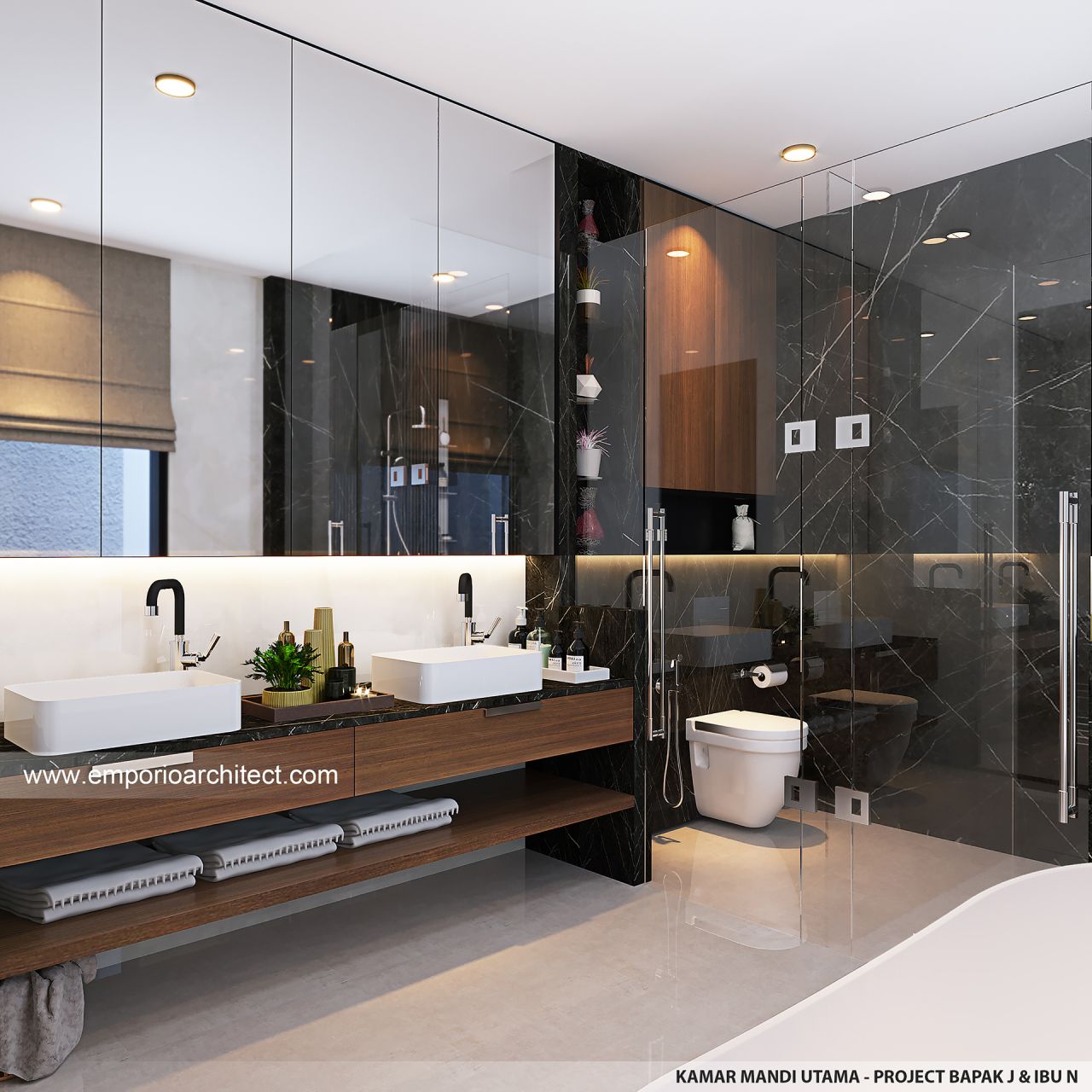 Mr. J and Mrs. N 2091 Modern House 2 Floors Design - Sentul, Bogor ...