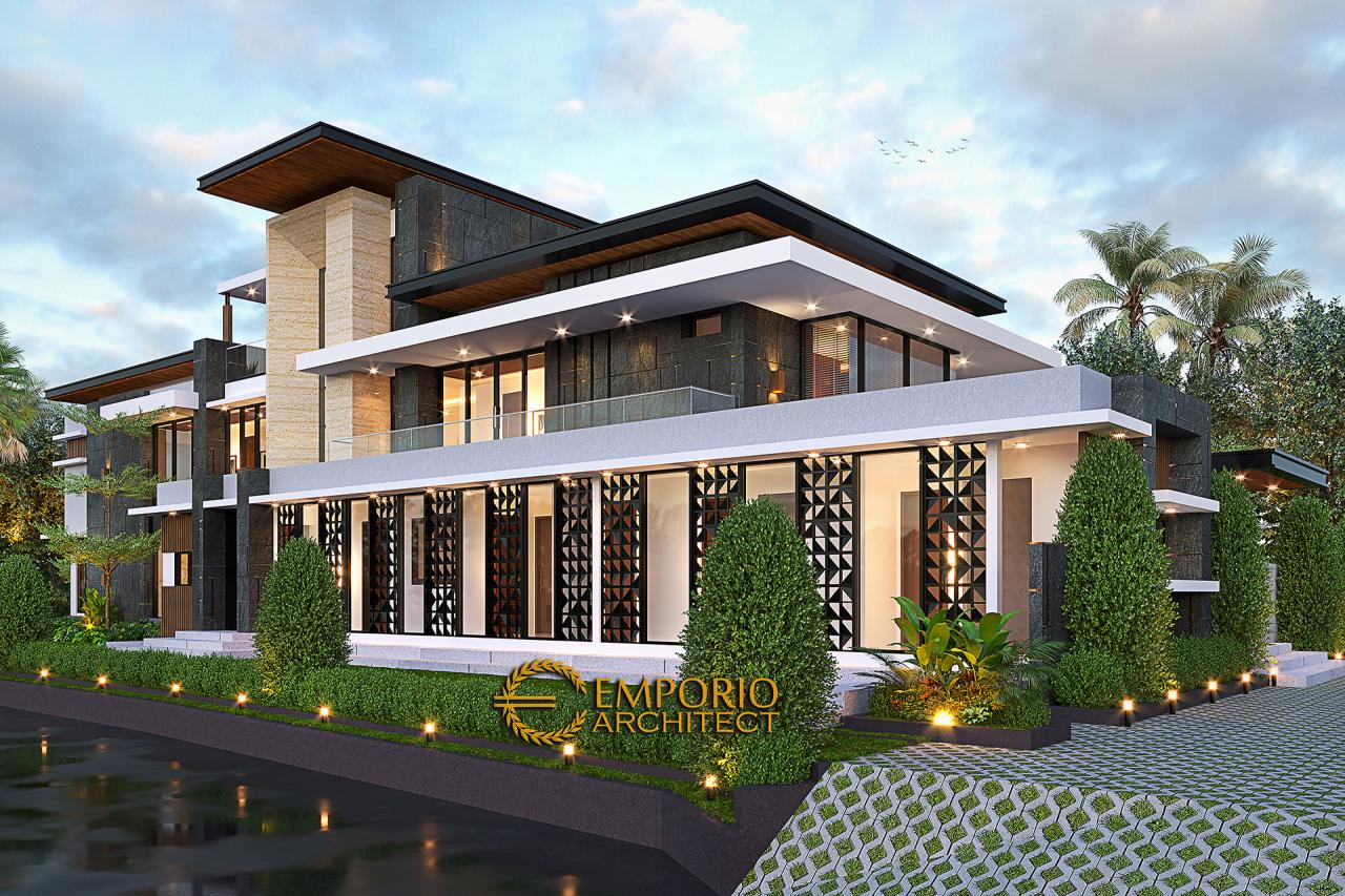 Desain Rumah Modern 2 Lantai Ibu Sisca di Bogor, Jawa Barat