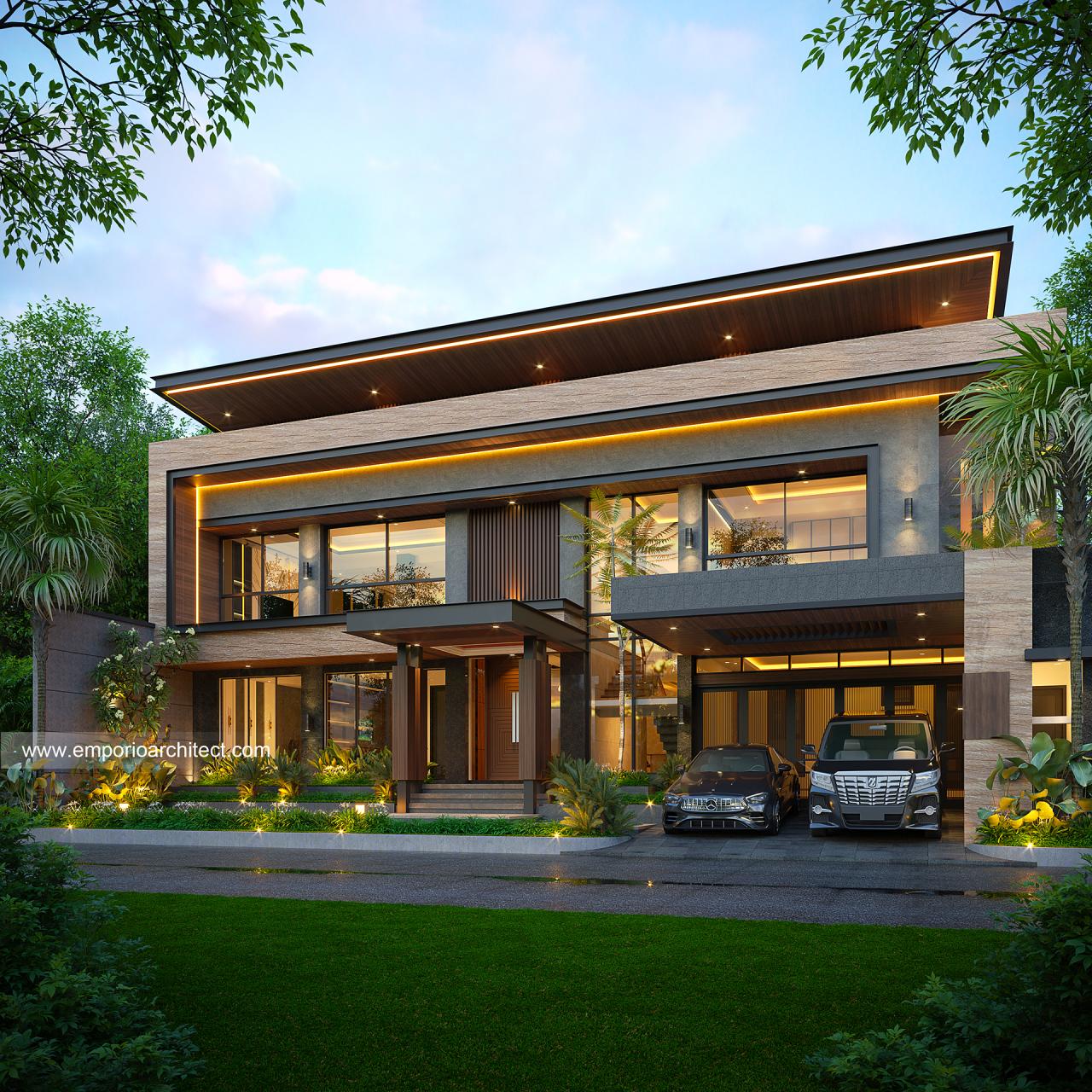 Image Mr. YG 1562 Modern House 2 Floors Design - Cirebon