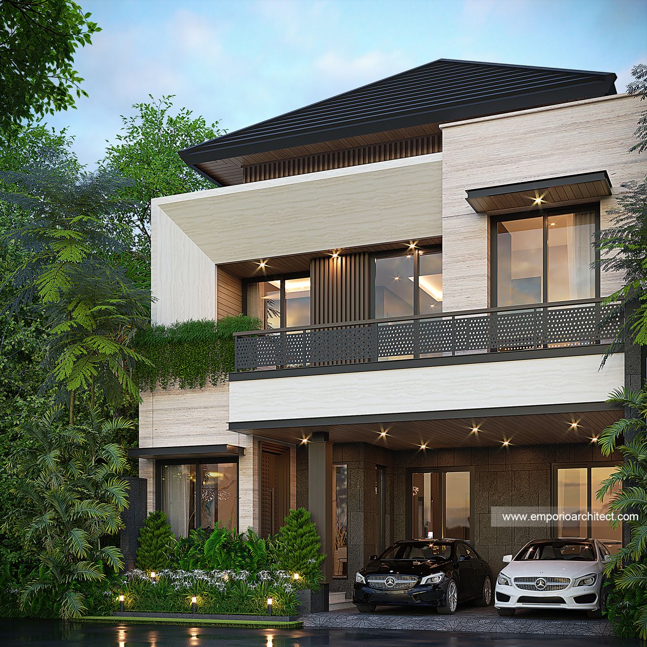 Mrs. RS 1994 Modern House 2 Floors Design - Jakarta Selatan 44134 - 2 ...