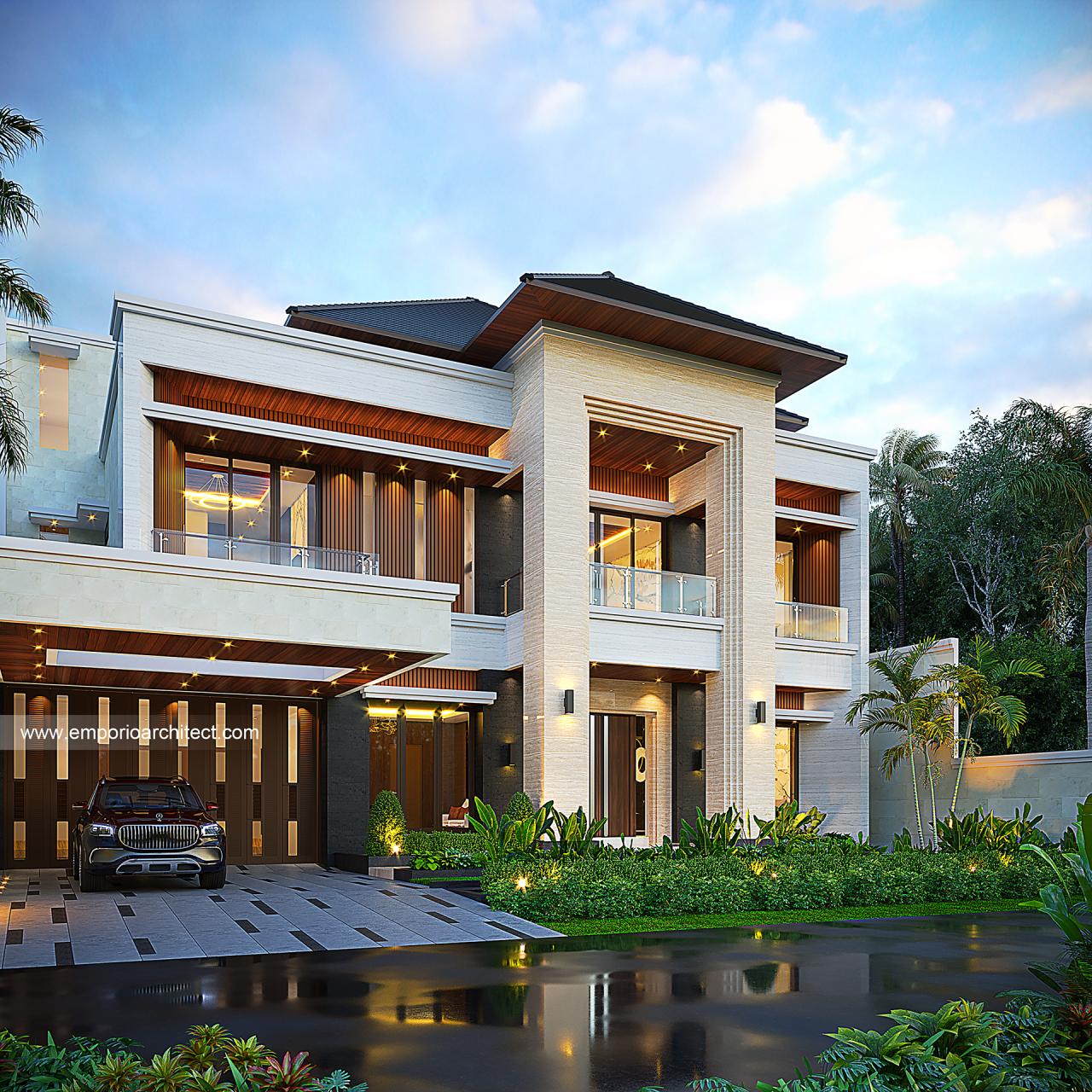 Desain Rumah Lebar Depan 21 (Dua Puluh Satu) Meter 16