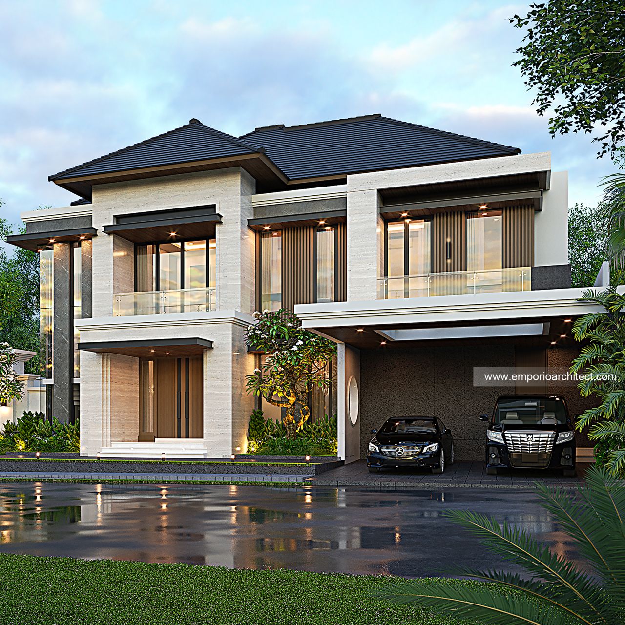 Image Mr. NM Modern House 2 Floors Design - Denpasar, Bali