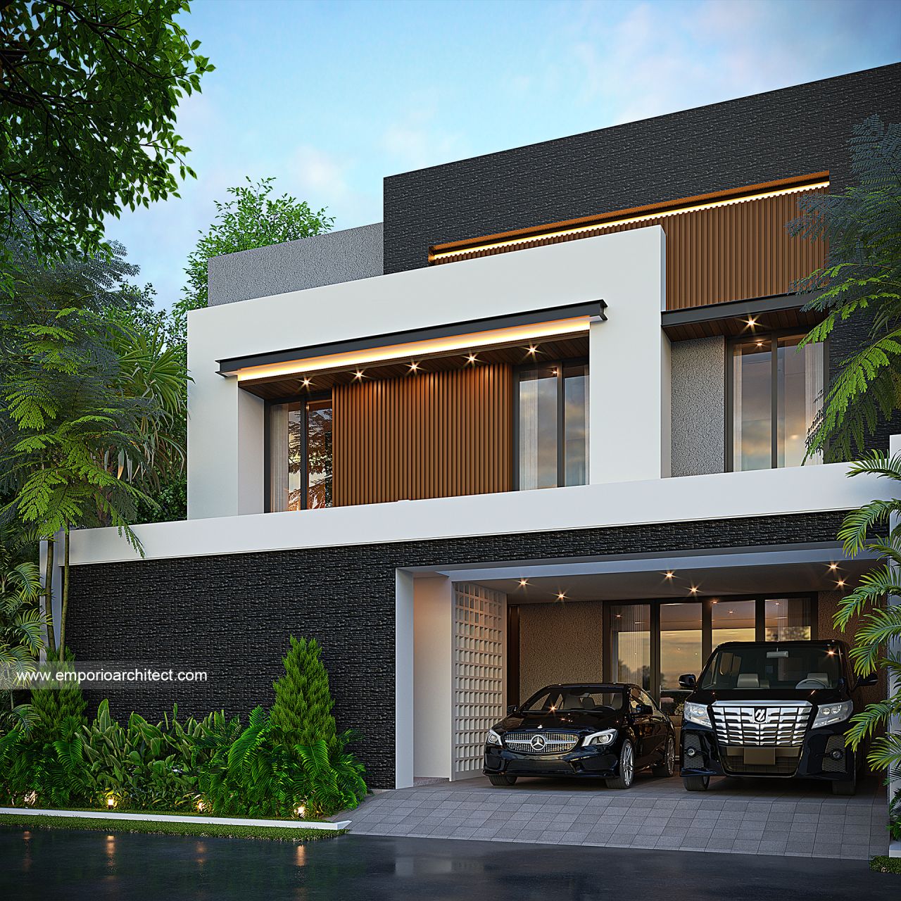Desain Rumah Lebar Depan 11 (Sebelas) Meter 13