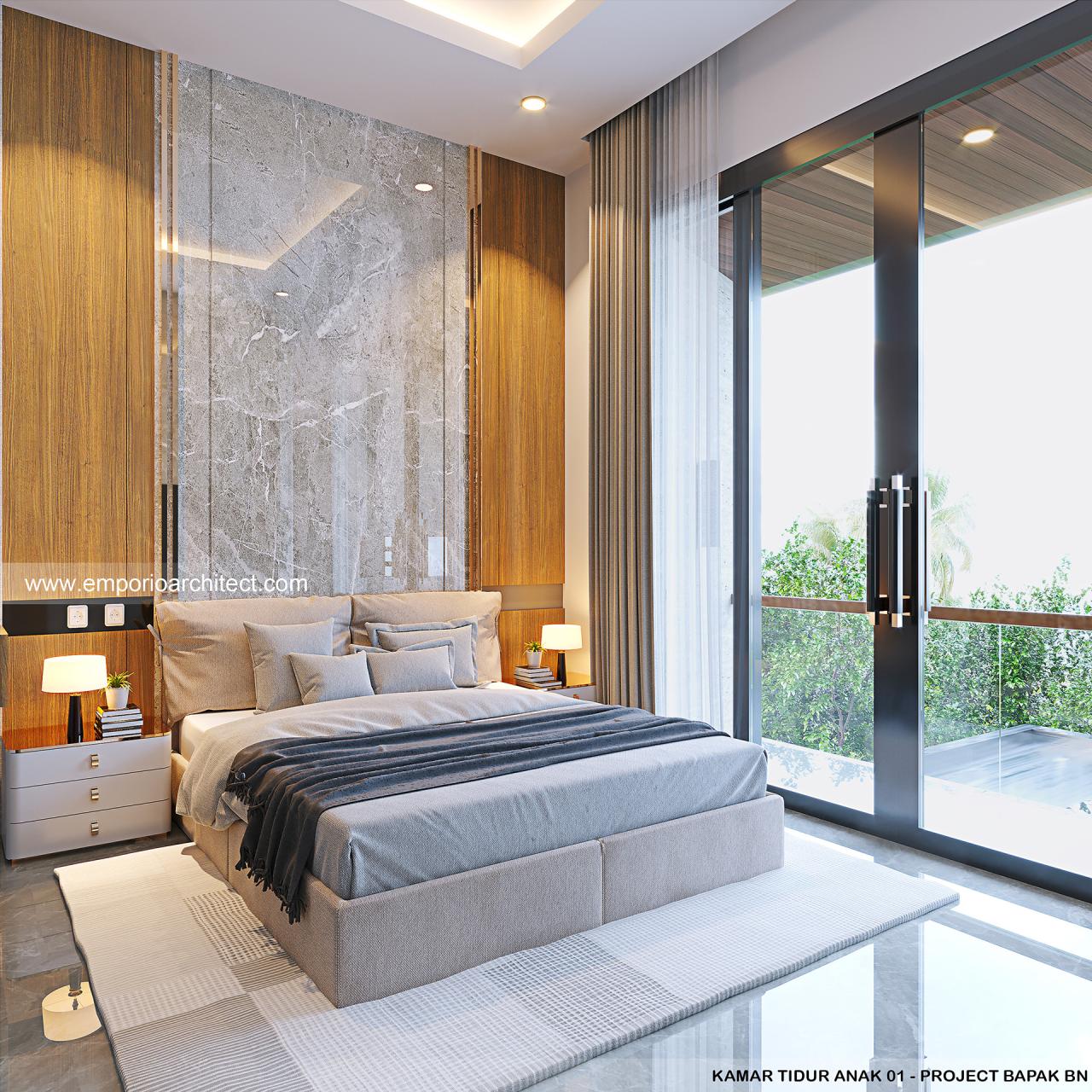 Mr. BN 1665 Modern House 2 Floors Design - Balikpapan 35390 - Interior