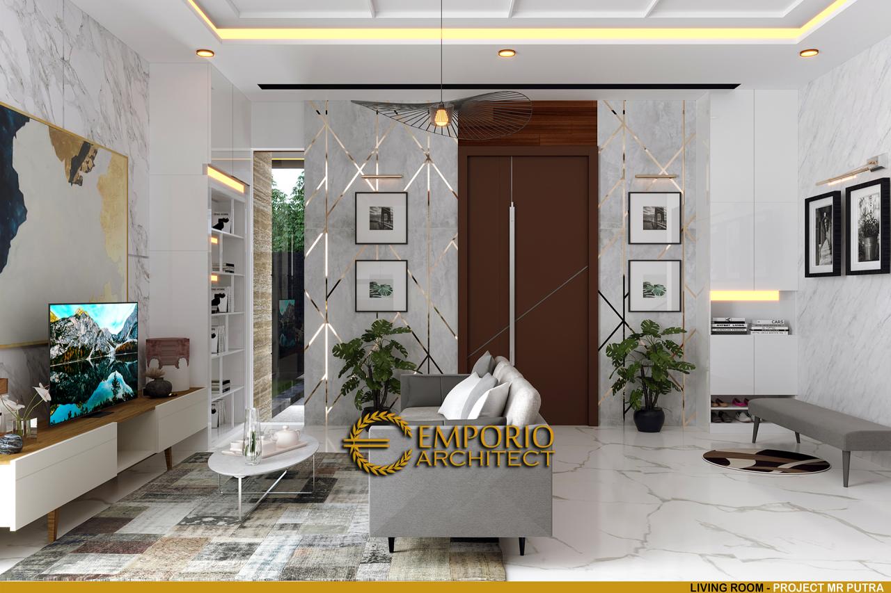Desain Ruang Keluarga Rumah Modern 2 Lantai Bapak Putra di BSD, Tangerang Selatan, Banten 6