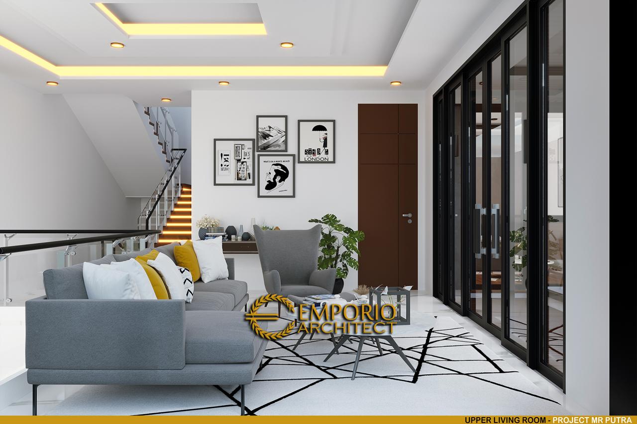 Desain Ruang Keluarga Rumah Modern 2 Lantai Bapak Putra di BSD, Tangerang Selatan, Banten 9