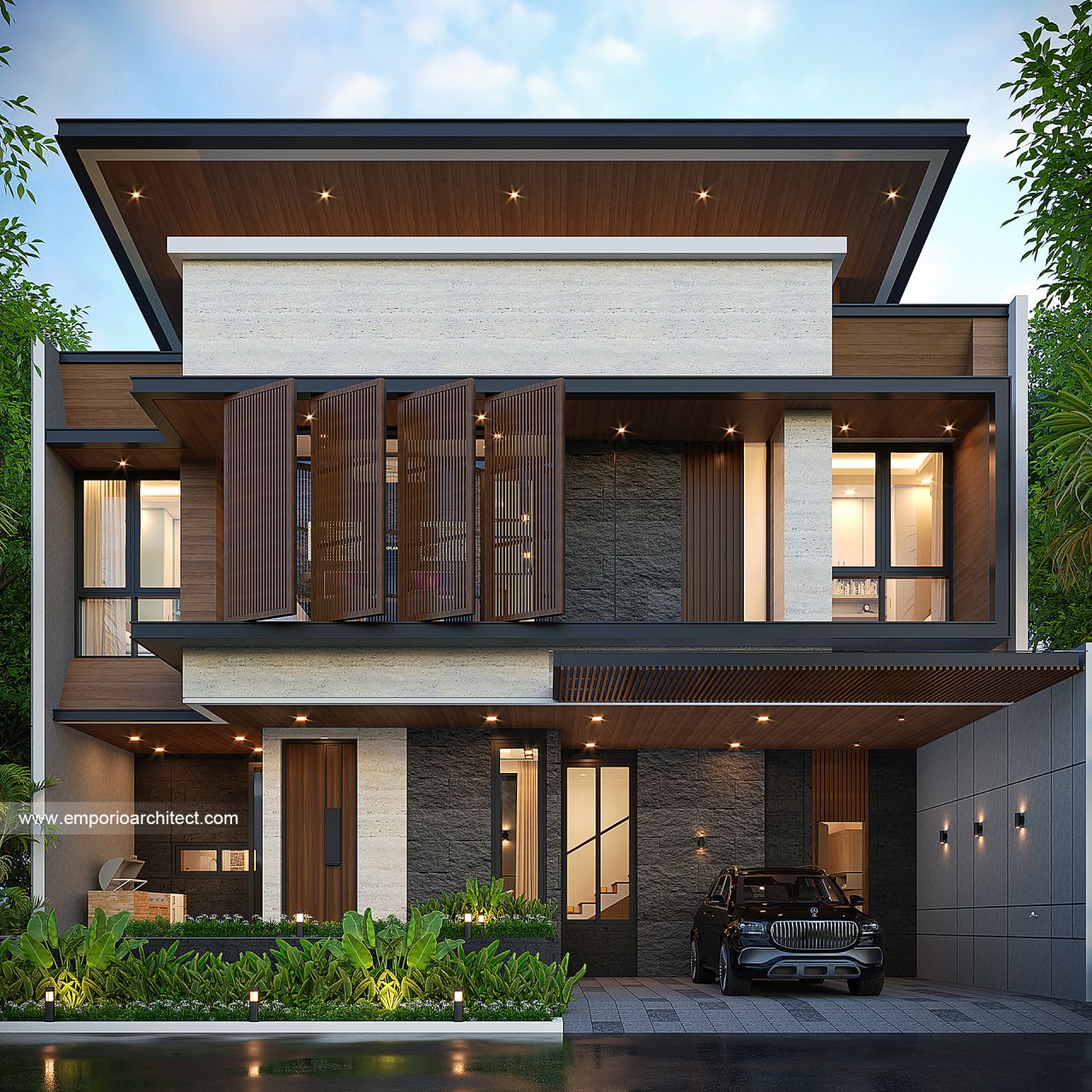 Image Mrs. GST 2140 Modern House 2 Floors Design - Cinere, Depok
