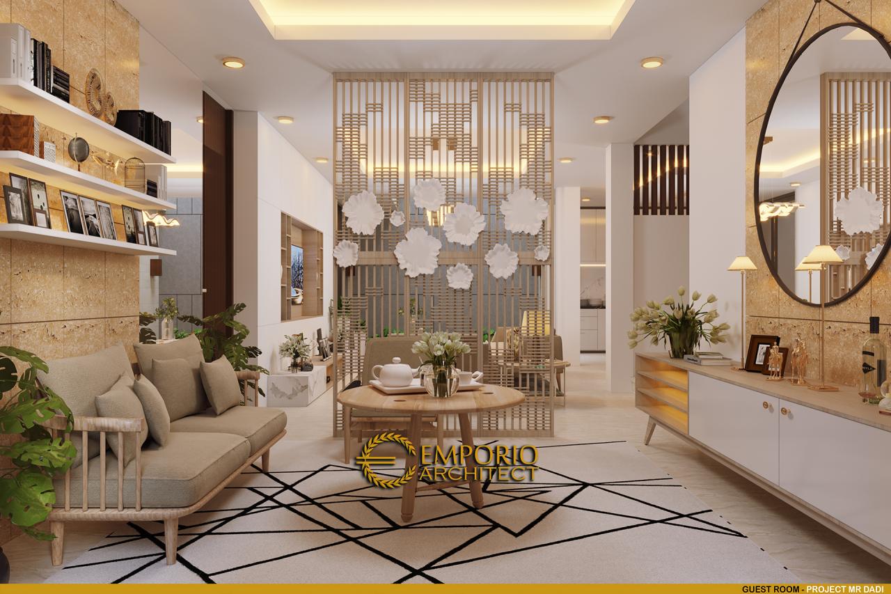Desain Ruang Tamu Rumah Modern 2 Lantai Bapak Dadi di Bekasi, Jawa Barat 5