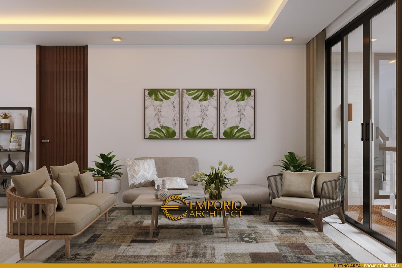 Desain Ruang Santai Rumah Modern 2 Lantai Bapak Dadi di Bekasi, Jawa Barat 9