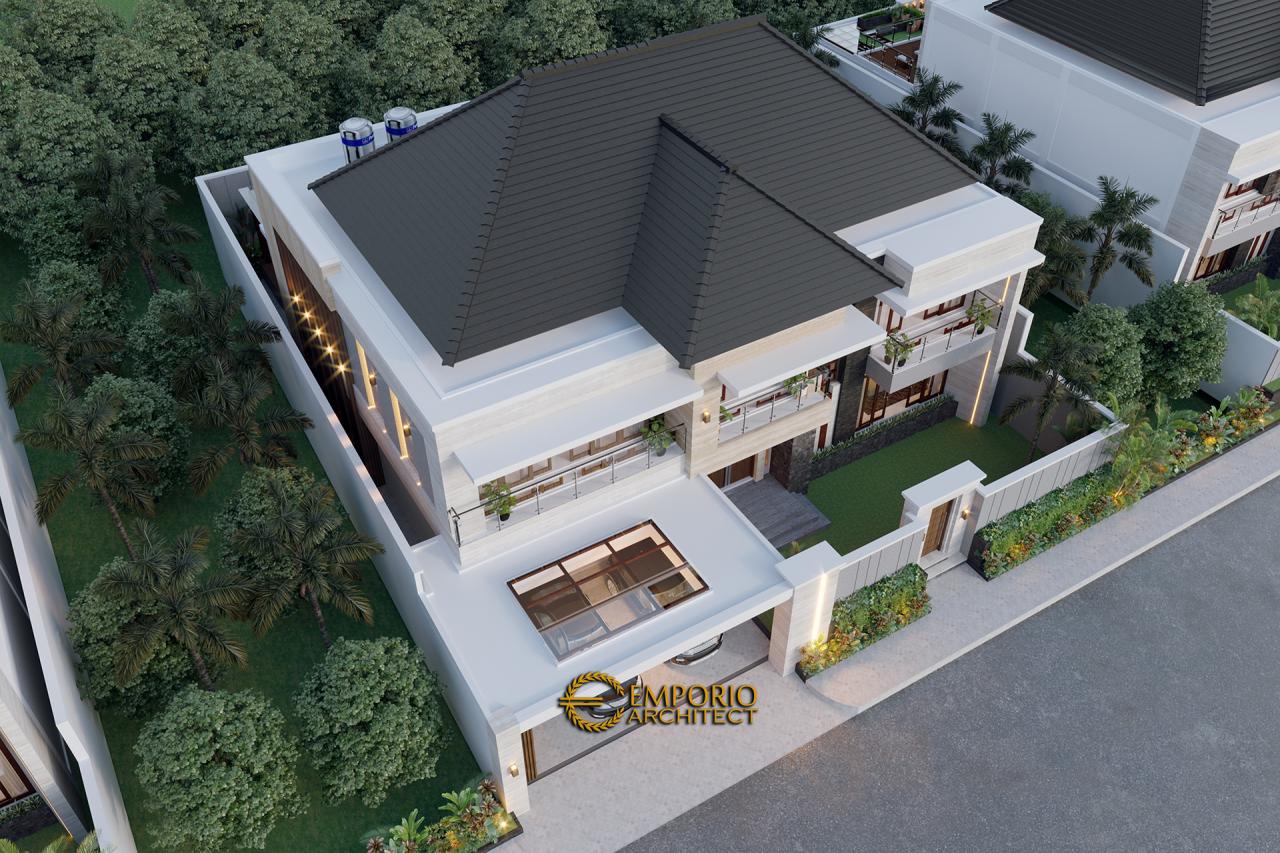 Desain Master Plan Rumah Modern 2 Lantai Bapak Daniel di Bengkulu 4