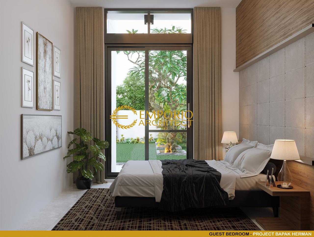 Desain Kamar Tidur Tamu Rumah Modern 2 Lantai Bapak Herman di Tanjung Pinang, Kepulauan Riau 8