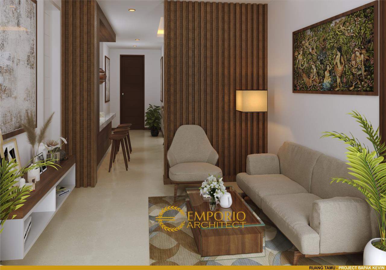 Desain Ruang Tamu Rumah Modern 2 Lantai Bapak Kevin di Kudus, Jawa Tengah 3