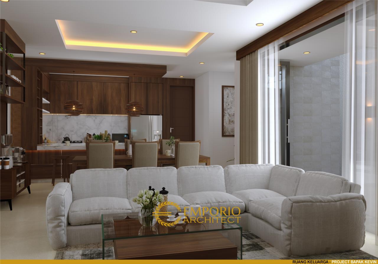 Desain Ruang Keluarga Rumah Modern 2 Lantai Bapak Kevin di Kudus, Jawa Tengah 4