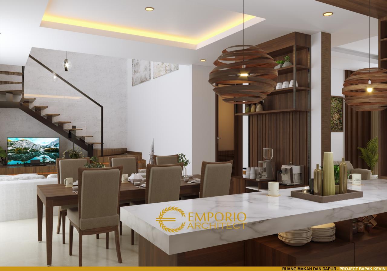 Desain Ruang Makan dan Dapur Rumah Modern 2 Lantai Bapak Kevin di Kudus, Jawa Tengah 5