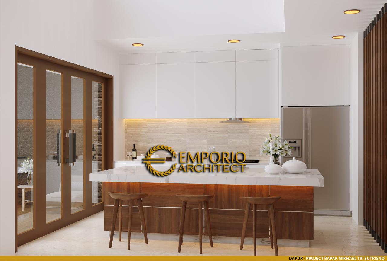 Desain Dapur Rumah Modern 2 Lantai Bapak Mikhael Tri Sutrisno di Pematang Siantar, Sumatera Utara 8