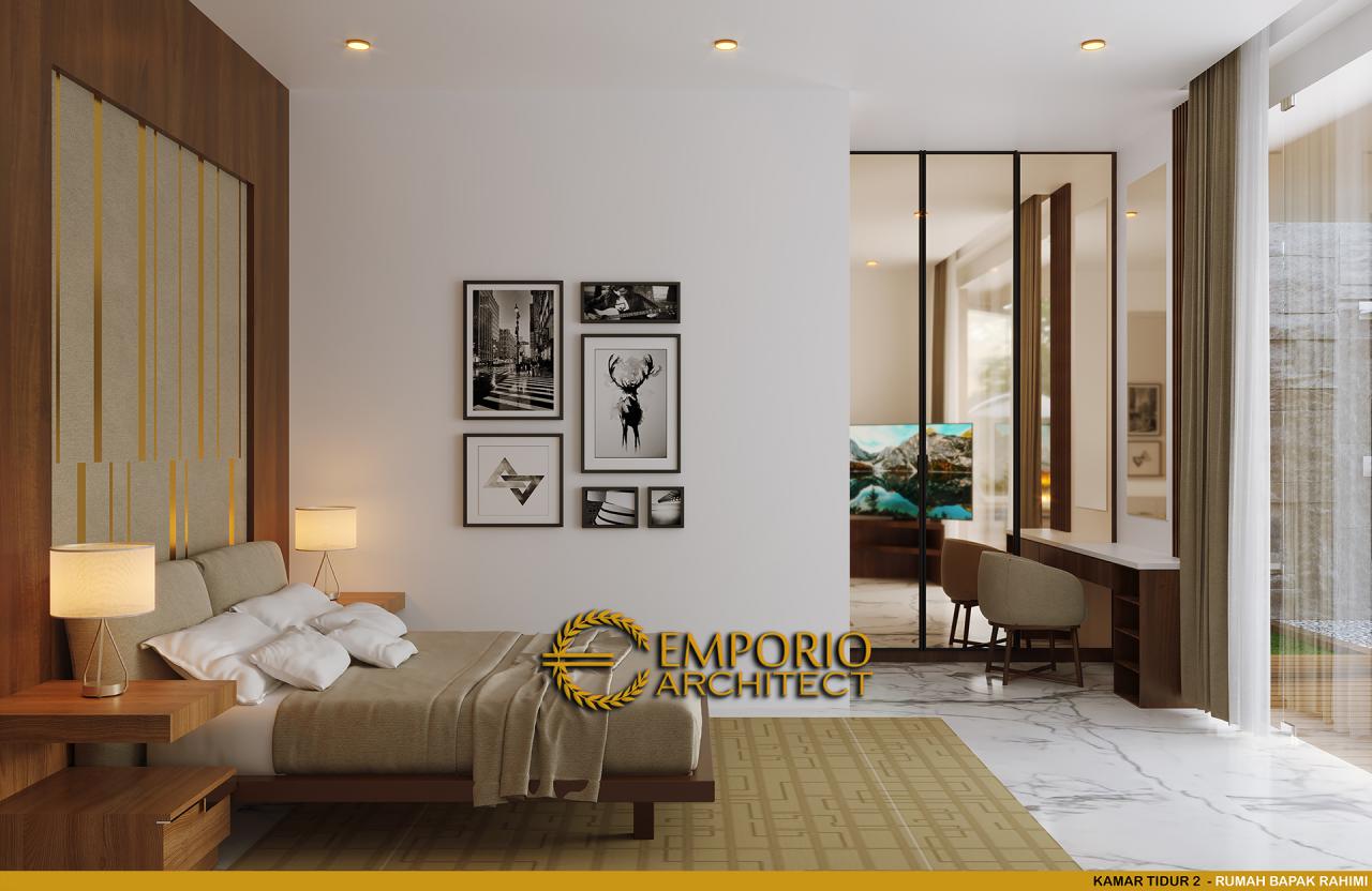 Desain Kamar Tidur 2 Rumah Modern 2 Lantai Bapak Rahimi di Manado, Sulawesi Utara 7