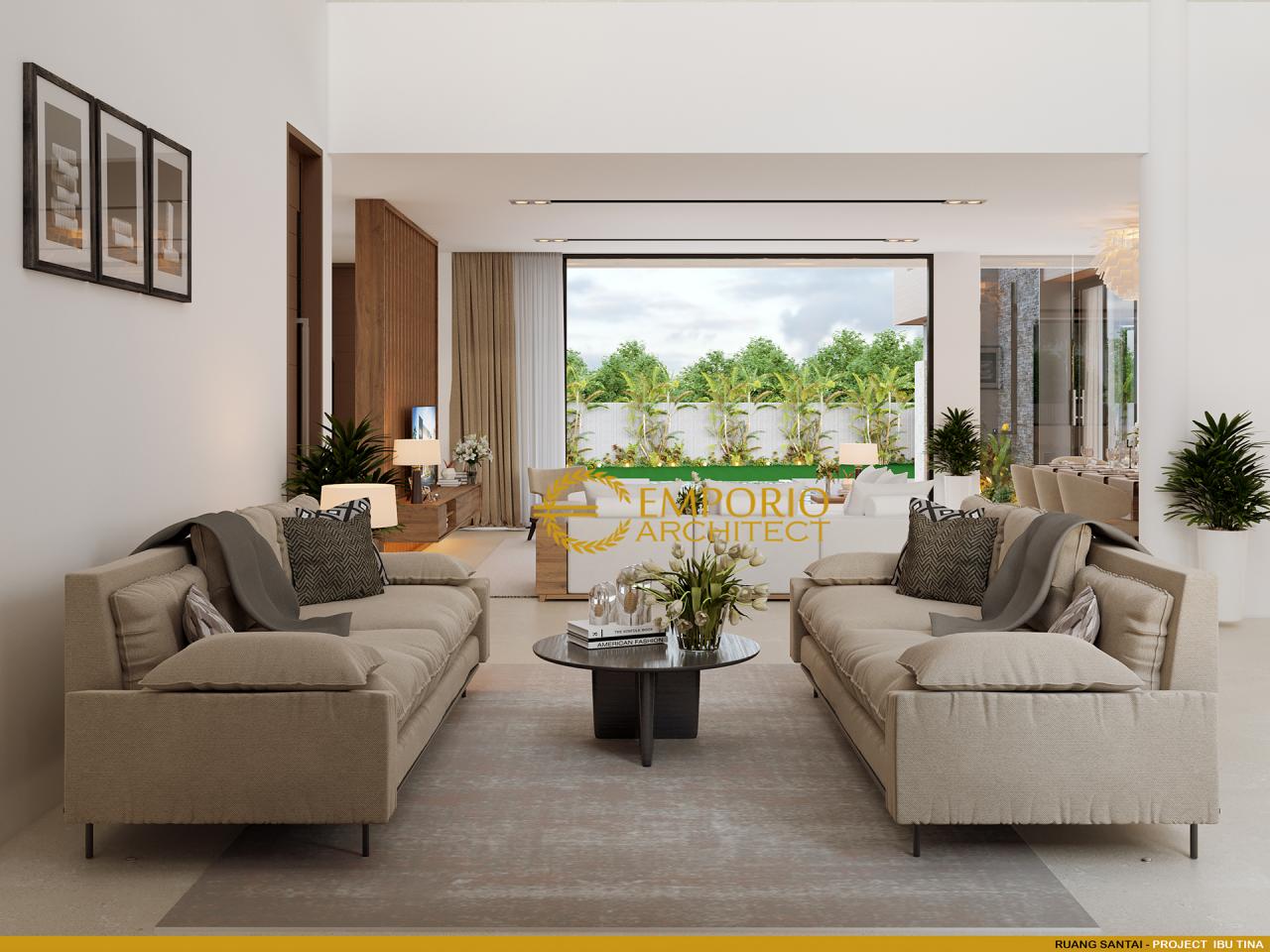 Desain Ruang Santai Rumah Modern 2 Lantai Ibu Tina di Majalengka, Jawa Barat 7