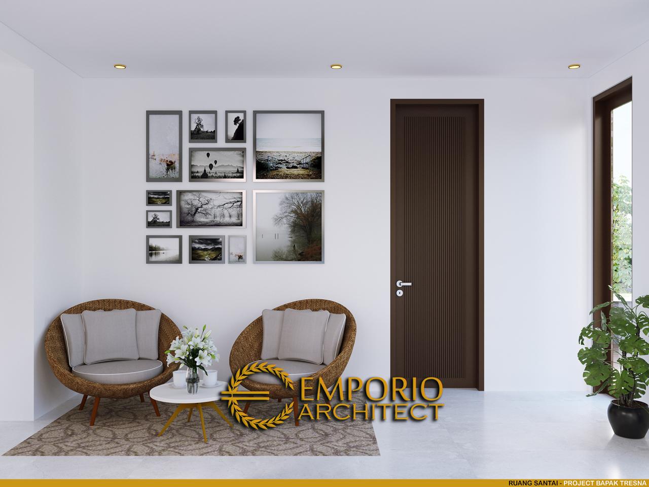Desain Ruang Santai Rumah Modern 2 Lantai Mrs. Asty di Ponorogo, Jawa Timur 10
