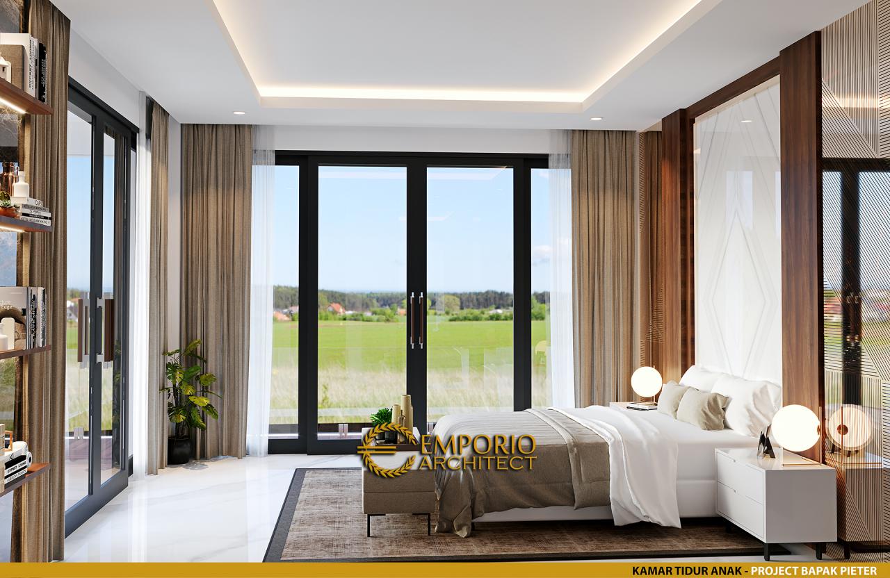Desain Kamar Tidur Anak Rumah Modern 2.5 Lantai Bapak Pieter di Makassar, Sulawesi Selatan 12