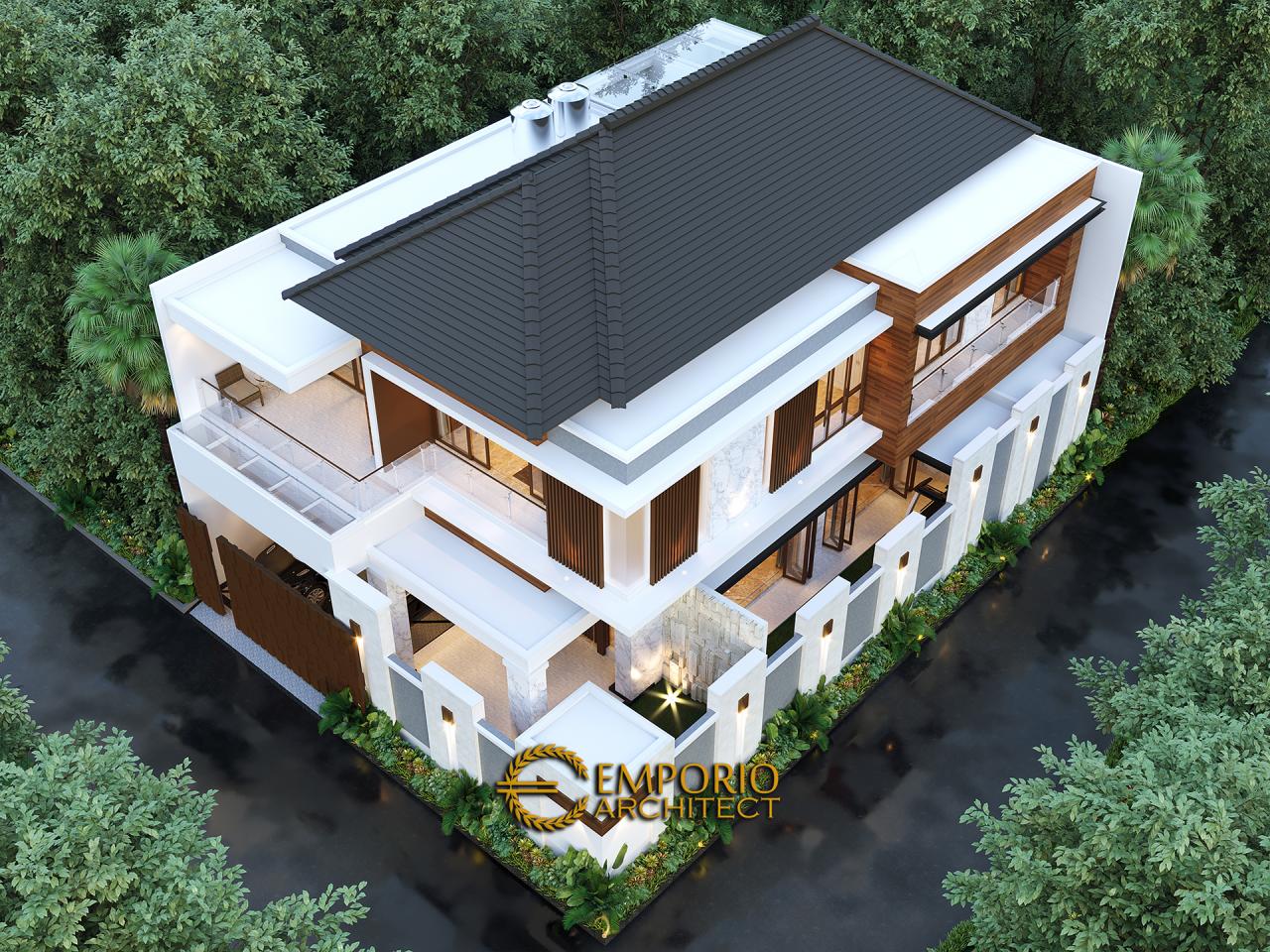Desain Master Plan Rumah Modern 2.5 Lantai Ibu Yoke di Jakarta Timur 4
