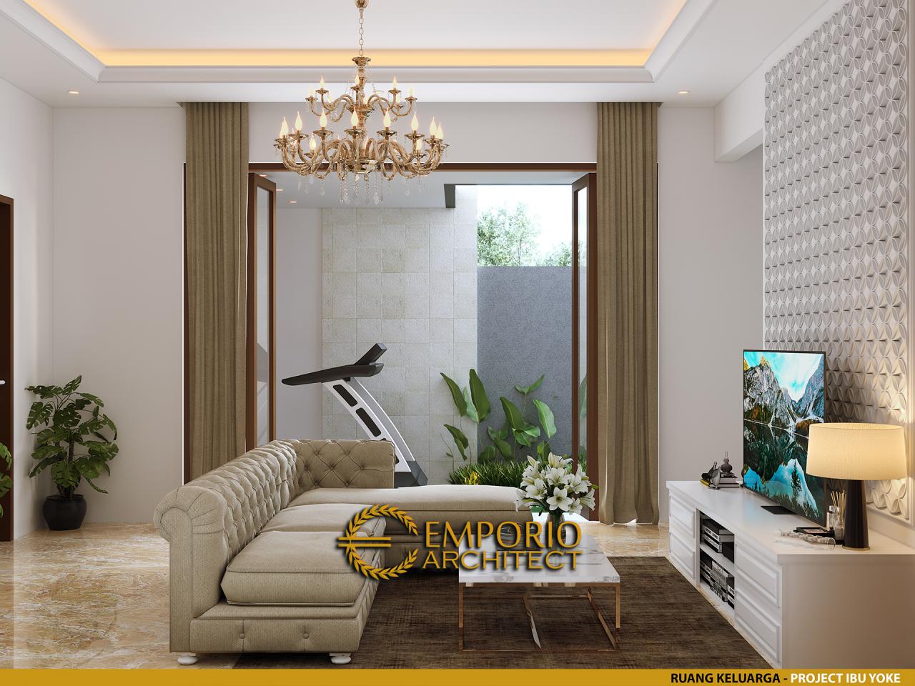 Desain Ruang Keluarga Rumah Modern 2.5 Lantai Ibu Yoke di Jakarta Timur 6