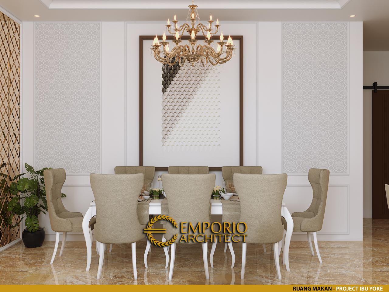 Desain Ruang Makan Rumah Modern 2.5 Lantai Ibu Yoke di Jakarta Timur 7