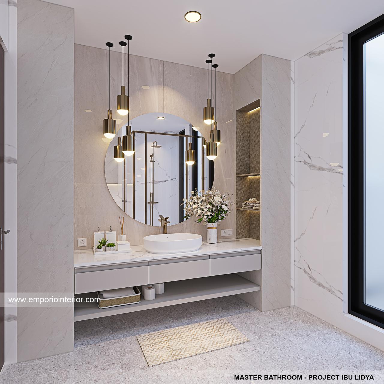 Mrs. LDY 1356 Modern House 2.5 Floors Design - Jakarta 35094 - Bathroom ...