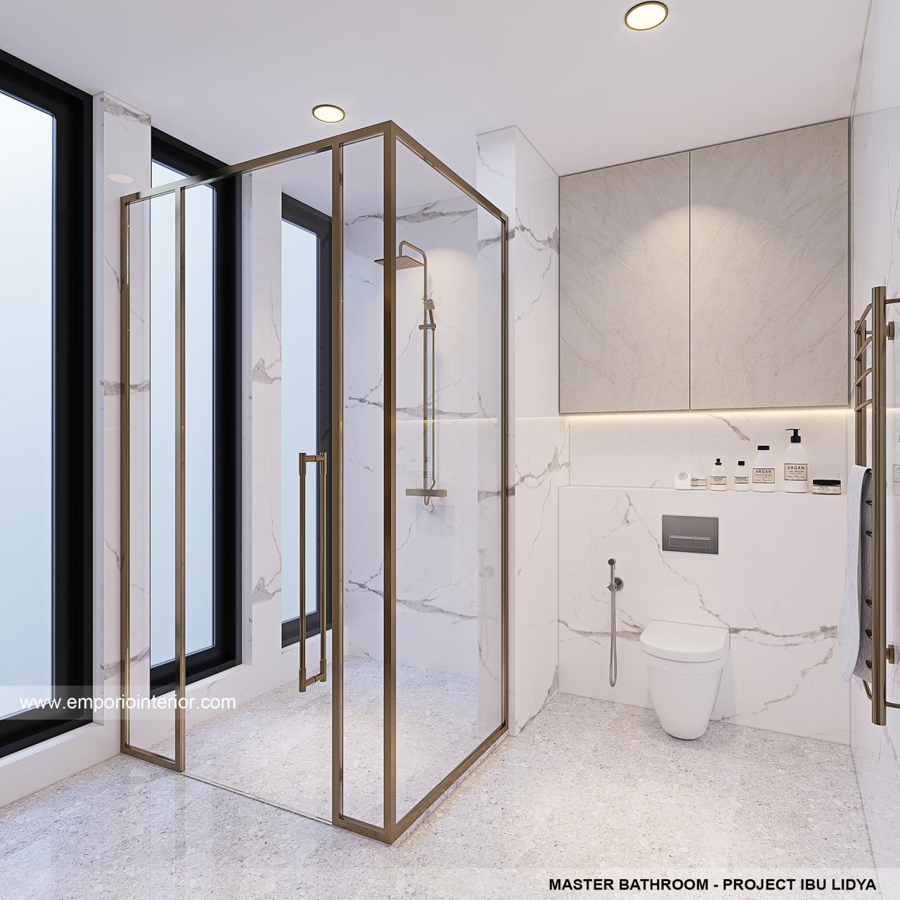 Mrs. LDY 1356 Modern House 2.5 Floors Design - Jakarta 35095 - Bathroom ...