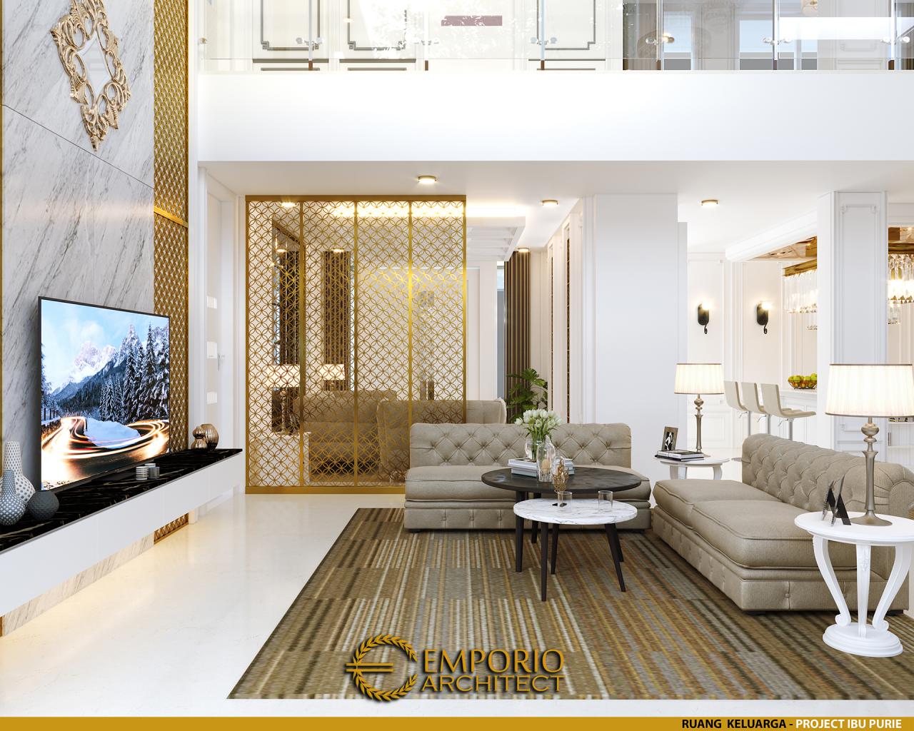 Desain Ruang Keluarga Rumah Modern 2.5 Lantai Ibu Purie di Bandung, Jawa Barat 5