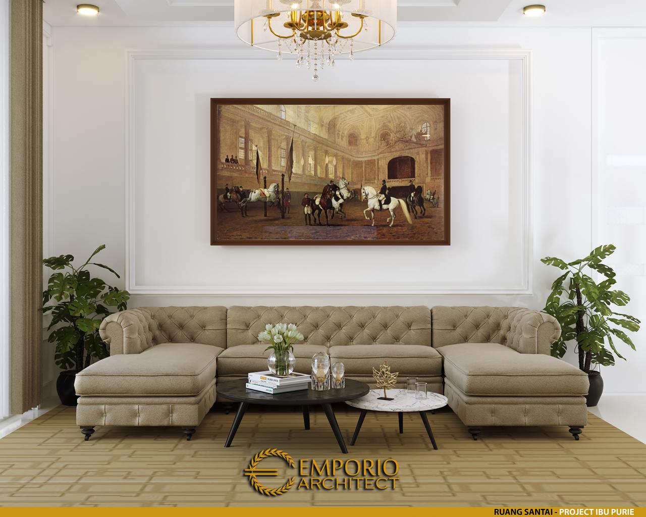 Desain Ruang Santai Rumah Modern 2.5 Lantai Ibu Purie di Bandung, Jawa Barat 10