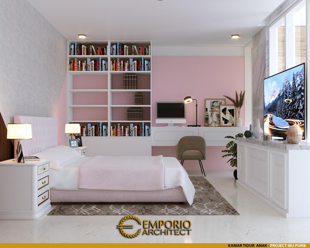 Desain Kamar Tidur Anak 1 Rumah Modern 2.5 Lantai Ibu Purie di Bandung, Jawa Barat 11