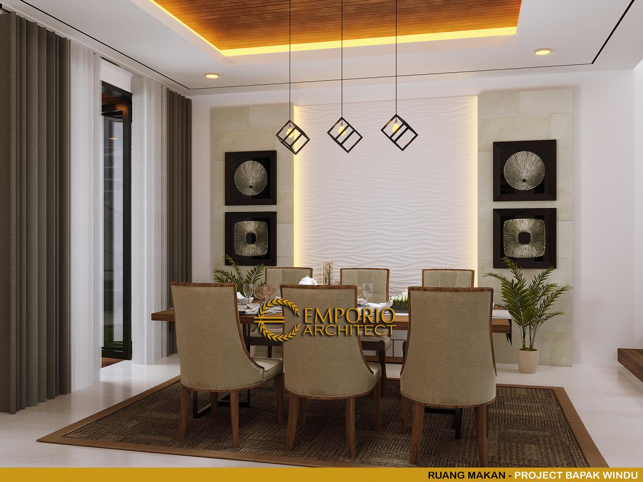 Desain Ruang Makan Rumah Modern 3 Lantai Bapak Windu di Bintaro, Jakarta Selatan 7