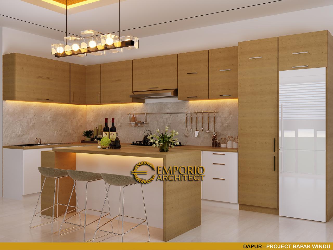 Desain Dapur Rumah Modern 3 Lantai Bapak Windu di Bintaro, Jakarta Selatan 8