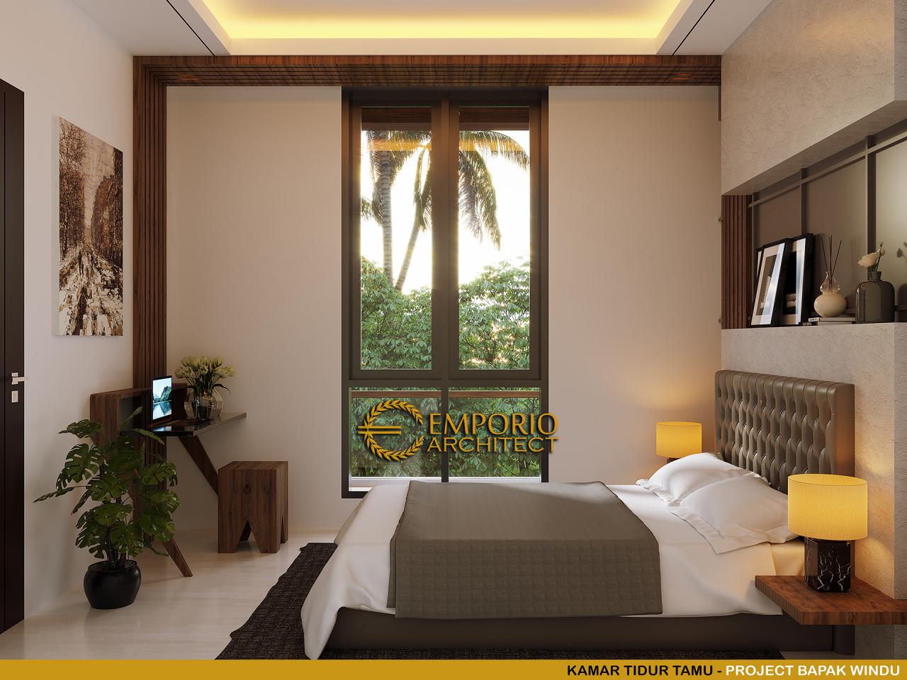 Desain Kamar Tidur Tamu Rumah Modern 3 Lantai Bapak Windu di Bintaro, Jakarta Selatan 9