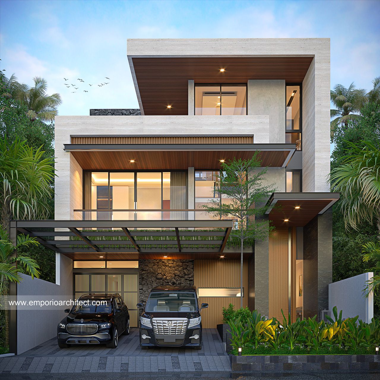 Desain Rumah Lebar Depan 11 (Sebelas) Meter 6