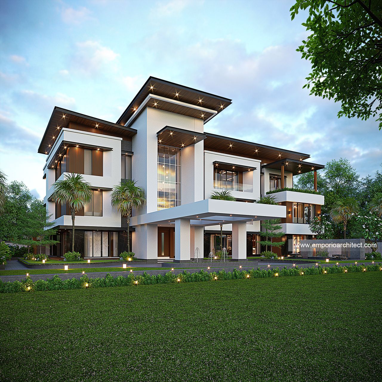 Image Mr. RNB 1747 Modern House 3 Floors Design - Bitung, Sulawesi Utara