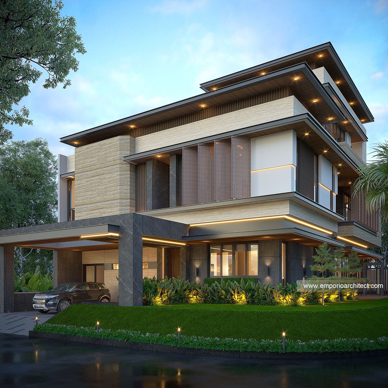 Image Mr. VRD 2088 Modern House 3 Floors Design - BSD, Tangerang Selatan