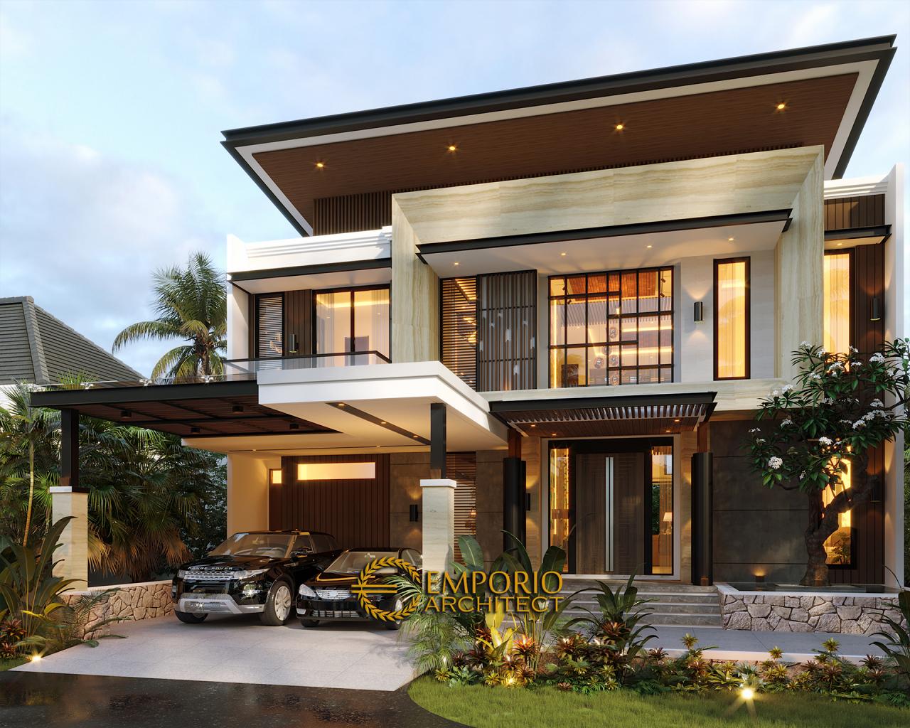 Desain Rumah Modern 3 Lantai Ibu Melisa di Sentul, Bogor, Jawa Barat