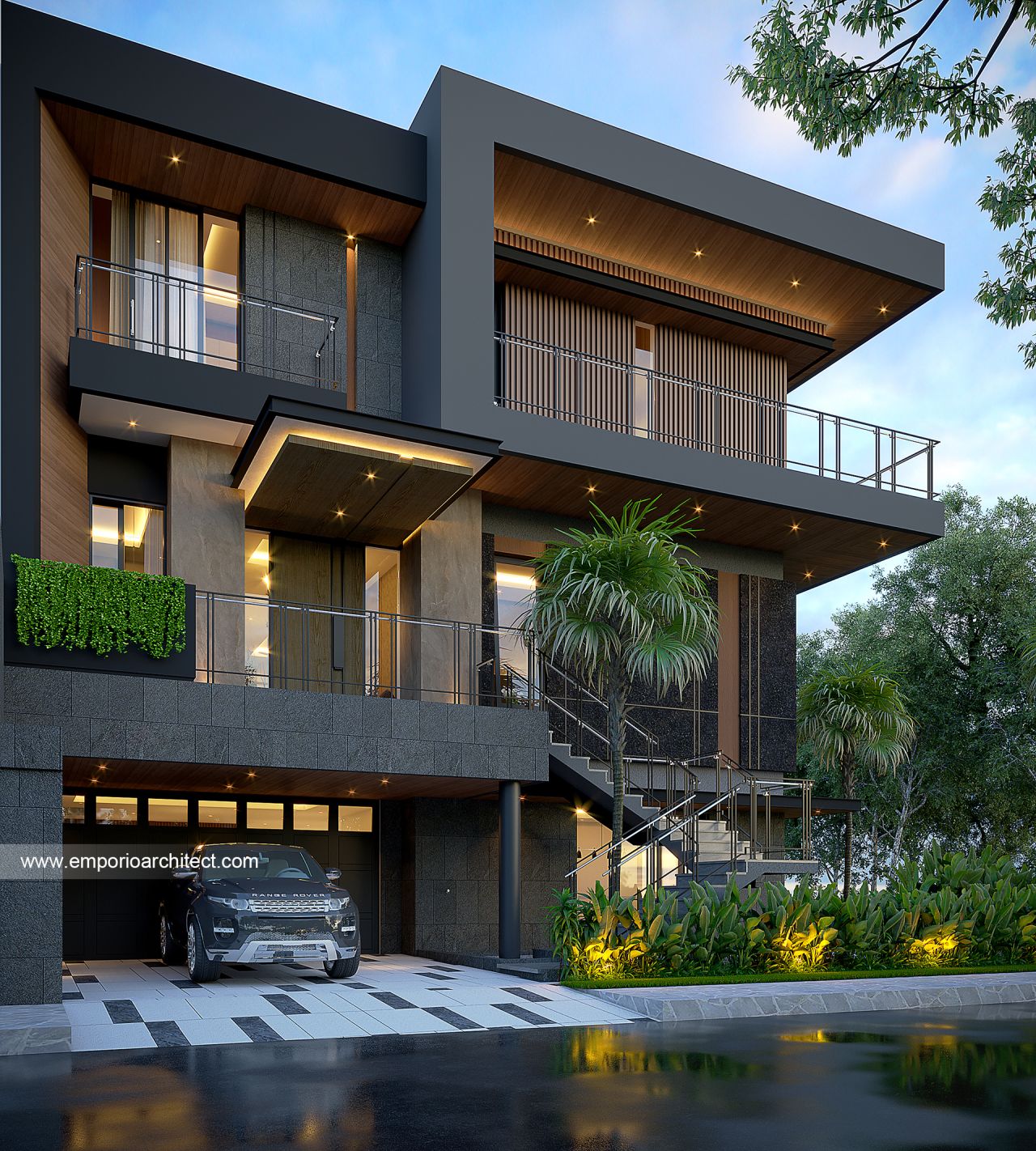 Desain Rumah Lebar Depan 17 (Tujuh Belas) Meter 8