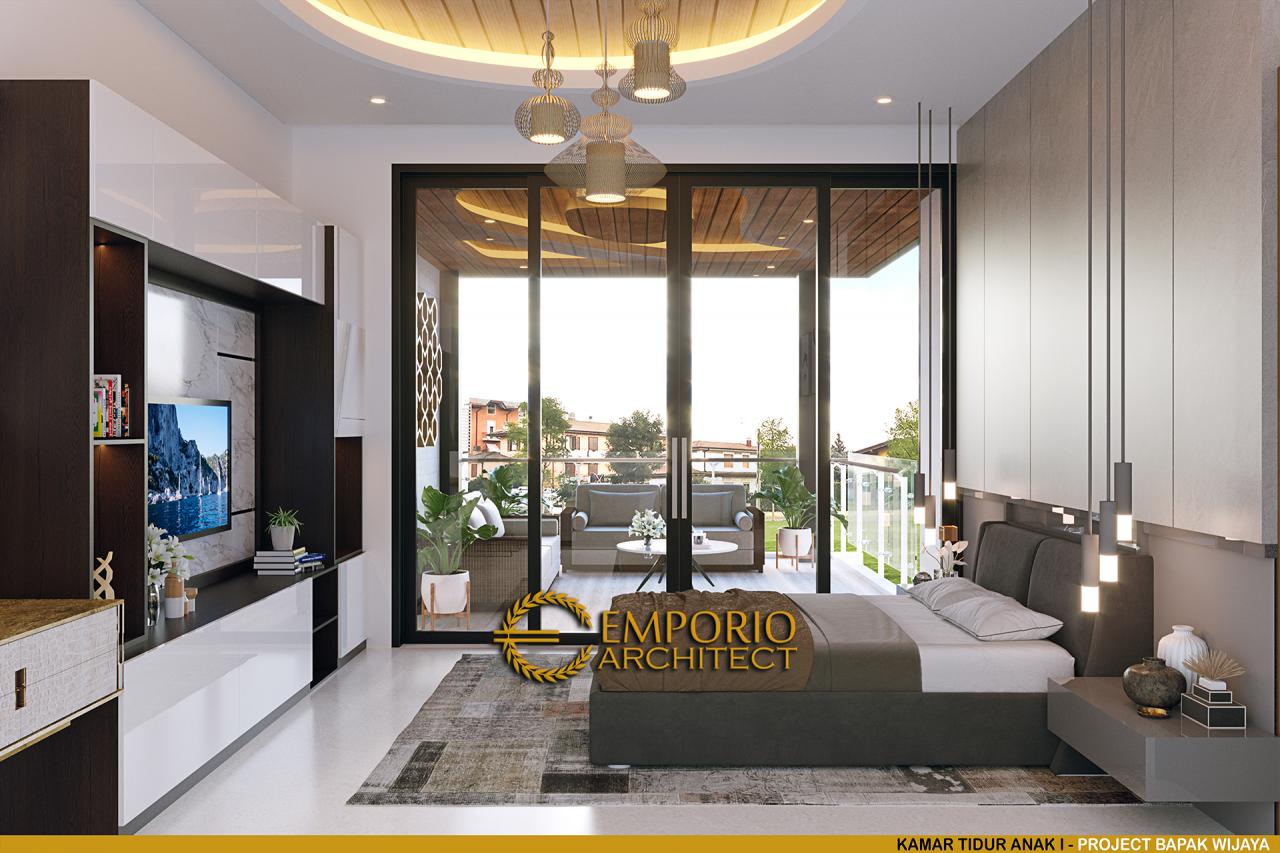 Desain Kamar Tidur Anak 1 Rumah Modern 3 Lantai Bapak Wijaya di PIK, Jakarta 11