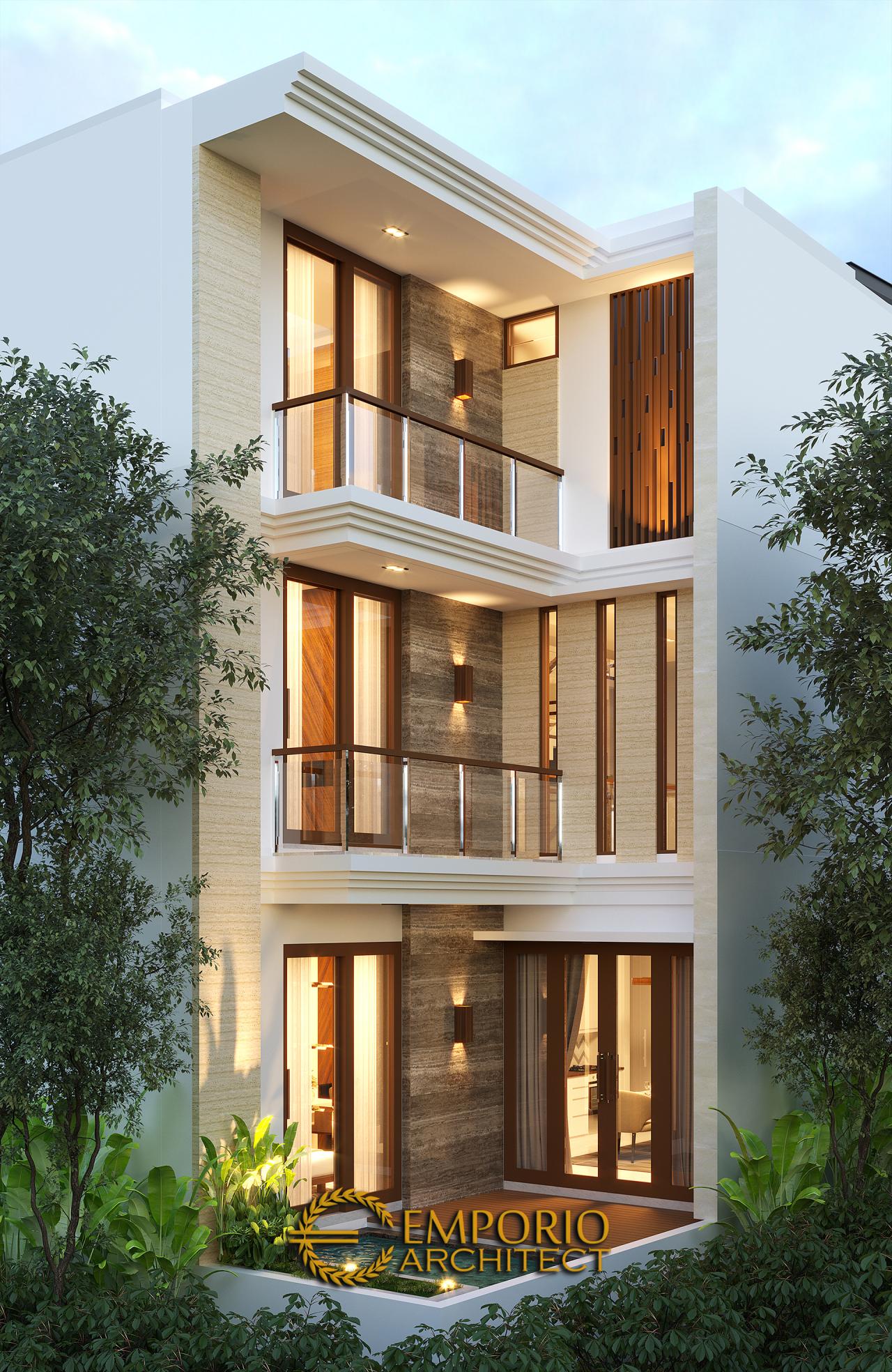 Desain Tampak Belakang Rumah Modern 3 Lantai Ibu Liza Fitria di Bukittinggi, Sumatera Barat 4