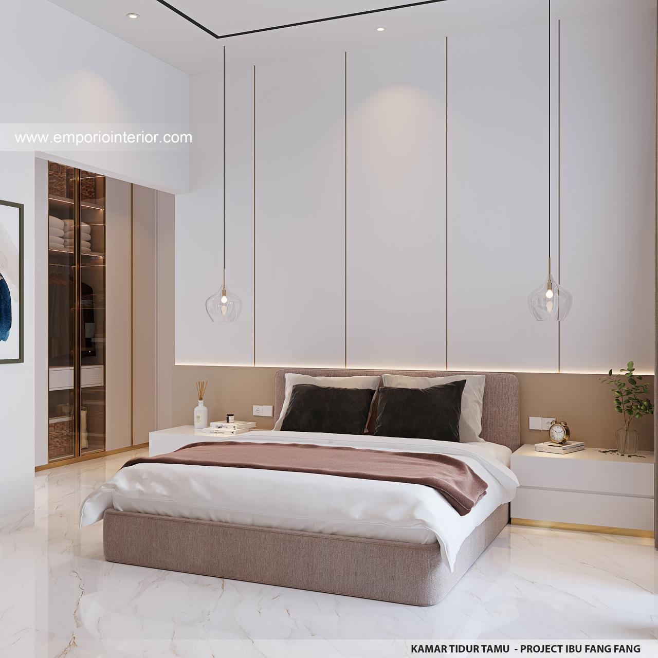 bedroomdesign Mrs FFG Modern House 3 Floors Design Jakarta Barat bedroomdesign-mrs-ffg-modern-house-3-floors-design-jakarta-barat