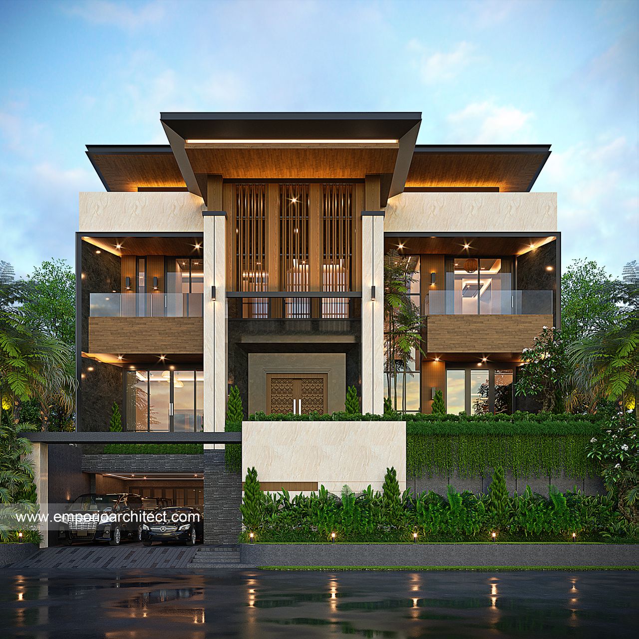 Image Mr. SWD Modern House 3 Floors Design - Samarinda
